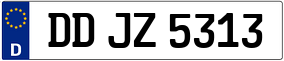 Truck License Plate